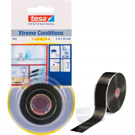 TESA TASMA 4600 XTREME SAMOWULKANIZUJĄCA 25mm 3mb