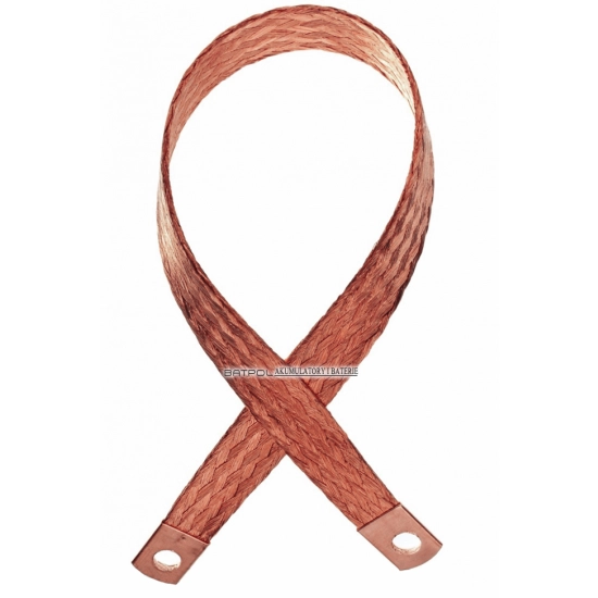 PLECIONKA PRZEWOD KABEL MASY MASOWY 31CM MIEDZIANY