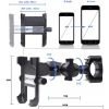 UCHWYT NA TELEFON ŁADOWARKA MOTOCYKLOWA USB 3.0 QC