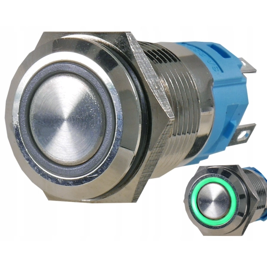 PRZYCISK WANDALOODPORNY 16mm BISTABILNY 3A/250V Z