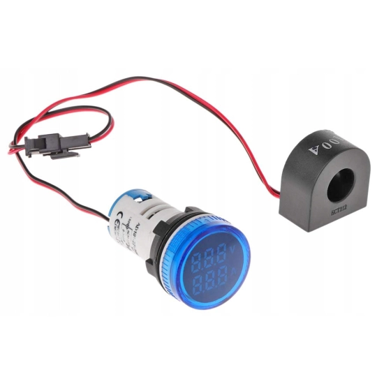 WOLTOMIERZ AMPEROMIERZ AC 0-100A 50-500V 22mm N