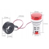 AMPEROMIERZ 100A LED 22mm MIERNIK MAŁY WSKAŹNIK B