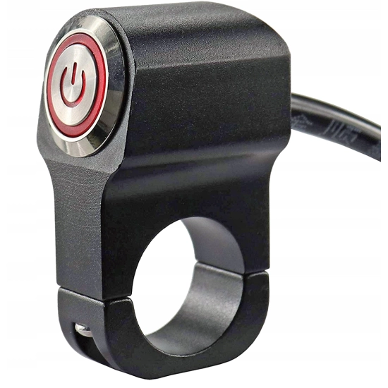 PRZEŁĄCZNIK ON/OFF KIEROWNICA MOTOCYKLA METAL x1