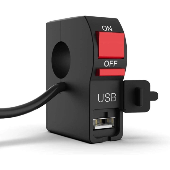 PRZEŁĄCZNIK WŁĄCZNIK KIEROWNICA MOTOCYKL USB 2A