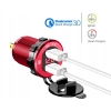 QUICK CHARGE USB QC 3.0 GNIAZDO WOLTOMIERZ METAL C