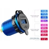 QUICK CHARGE USB QC 3.0 GNIAZDO WOLTOMIERZ METAL N