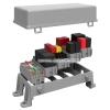 MODUŁ MTA 0101504 SKRZYNKA GNIAZDO 2x MIDI 4x MINI