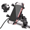 UCHWYT NA TELEFON ŁADOWARKA MOTOCYKLOWA USB 2A
