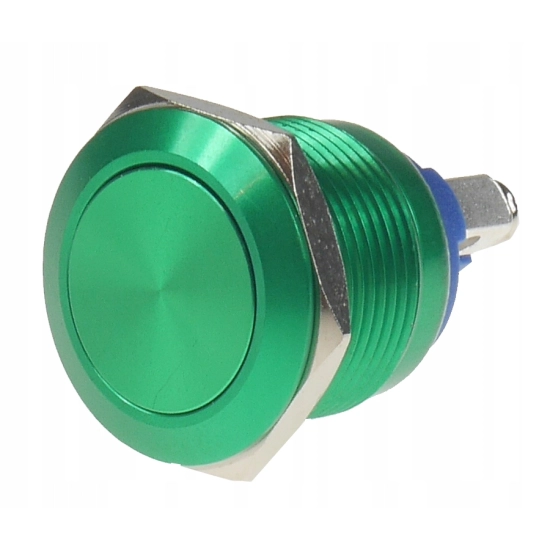 PRZYCISK WANDALOODPORNY 19mm CHWILOWY 2A/250V Z PŁ