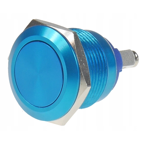 PRZYCISK WANDALOODPORNY 19mm CHWILOWY 2A/250V N PŁ