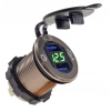 QUICK CHARGE USB QC 3.0 GNIAZDO WOLTOMIERZ METAL G