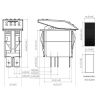 CARLING PRZELACZNIK IP68 WLACZNIK LED 12-24V 20A