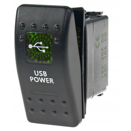 CARLING PRZELACZNIK IP68 WLACZNIK LED 12-24V 20A Z