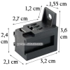 PODSTAWA GNIAZDO PRZEKAZNIKA MIKRO 12V 30A WITTRIN