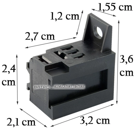 PODSTAWA GNIAZDO PRZEKAZNIKA MIKRO 12V 30A WITTRIN