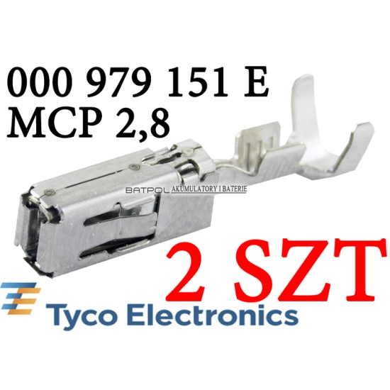 KONEKTOR PIN ZENSKI VW MCP 0,5-1,0mm2 000979151E