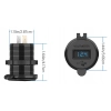 QUICK CHARGE USB QC 3.0 GNIAZDO WOLTOMIERZ METAL N