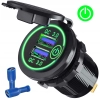 USB QC 3.0 QUICK ŁADOWARKA GNIAZDO ON/OFF DOTYKOWA