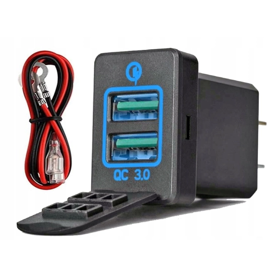 USB QC 3.0 GNIAZDO TOYOTA WIAZKA QUICK CHARGE N