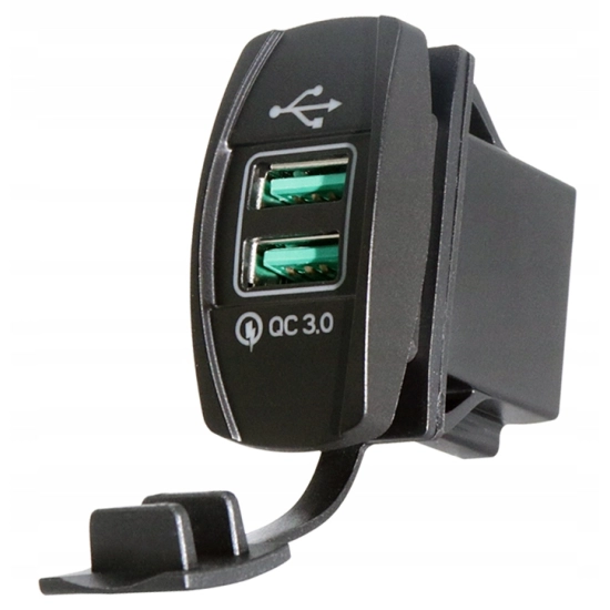 USB QC 3.0 GNIAZDO LADOWARKA 3A QUICK CHARGE Z