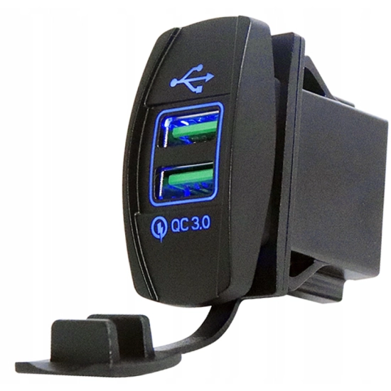 USB QC 3.0 GNIAZDO LADOWARKA 3A QUICK CHARGE N