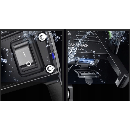 UCHWYT NA TELEFON ŁADOWARKA MOTOCYKLOWA USB 3.0 QC