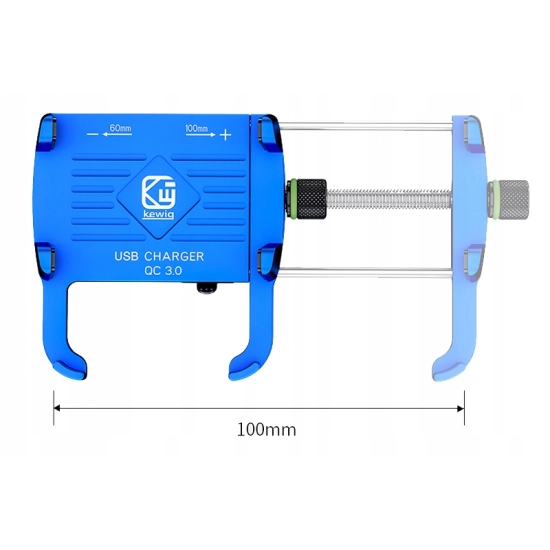 UCHWYT NA TELEFON ŁADOWARKA MOTOCYKLOWA USB 3.0 QC