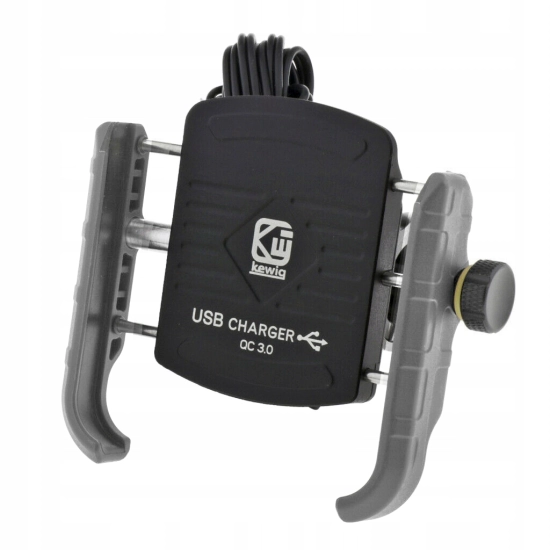 UCHWYT NA TELEFON ŁADOWARKA MOTOCYKLOWA USB 3.0 QC